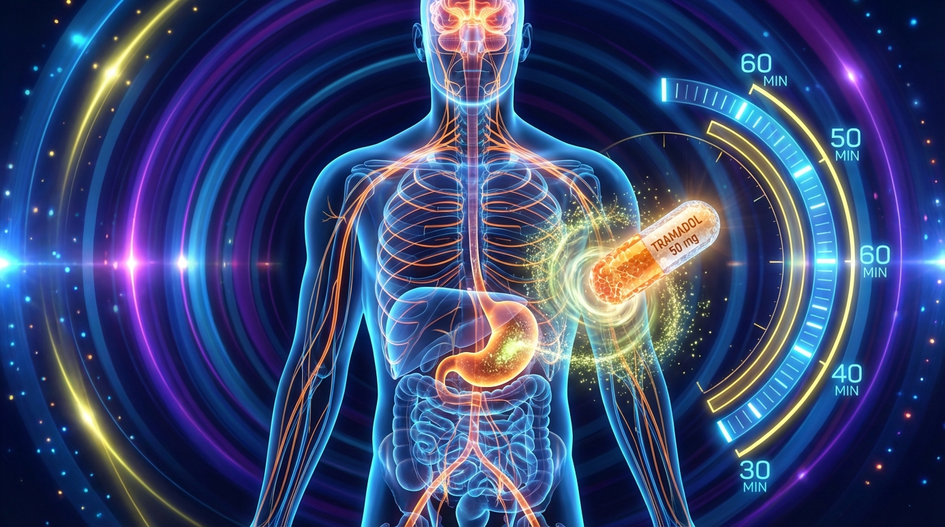 découvrez en combien de temps le tramadol 50 mg agit sur le corps, ses effets thérapeutiques, ainsi que les précautions à prendre lors de son utilisation.