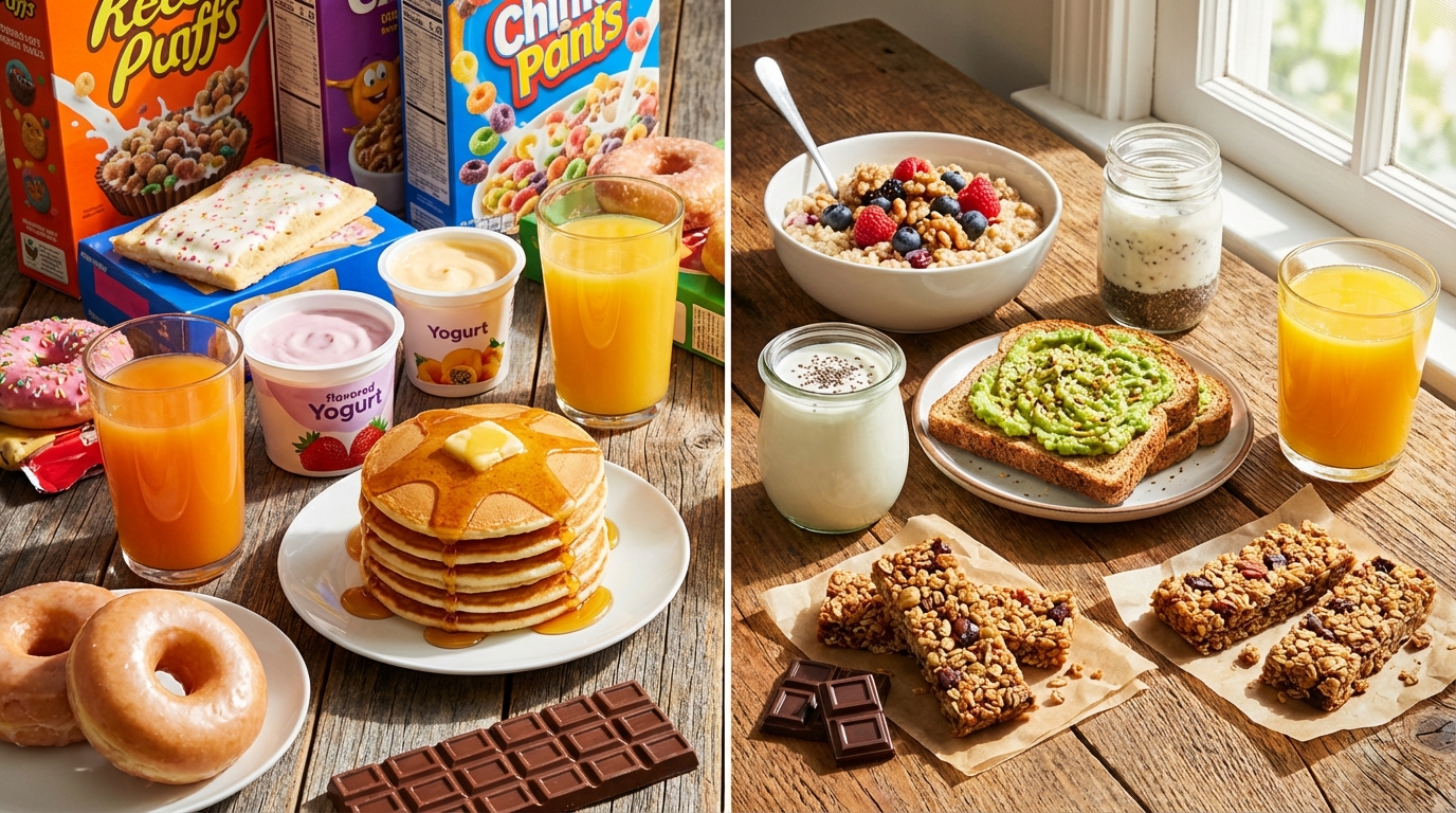 découvrez les 7 pièges sucrés du petit déjeuner qui augmentent votre glycémie et leurs alternatives saines pour bien démarrer votre journée en forme.