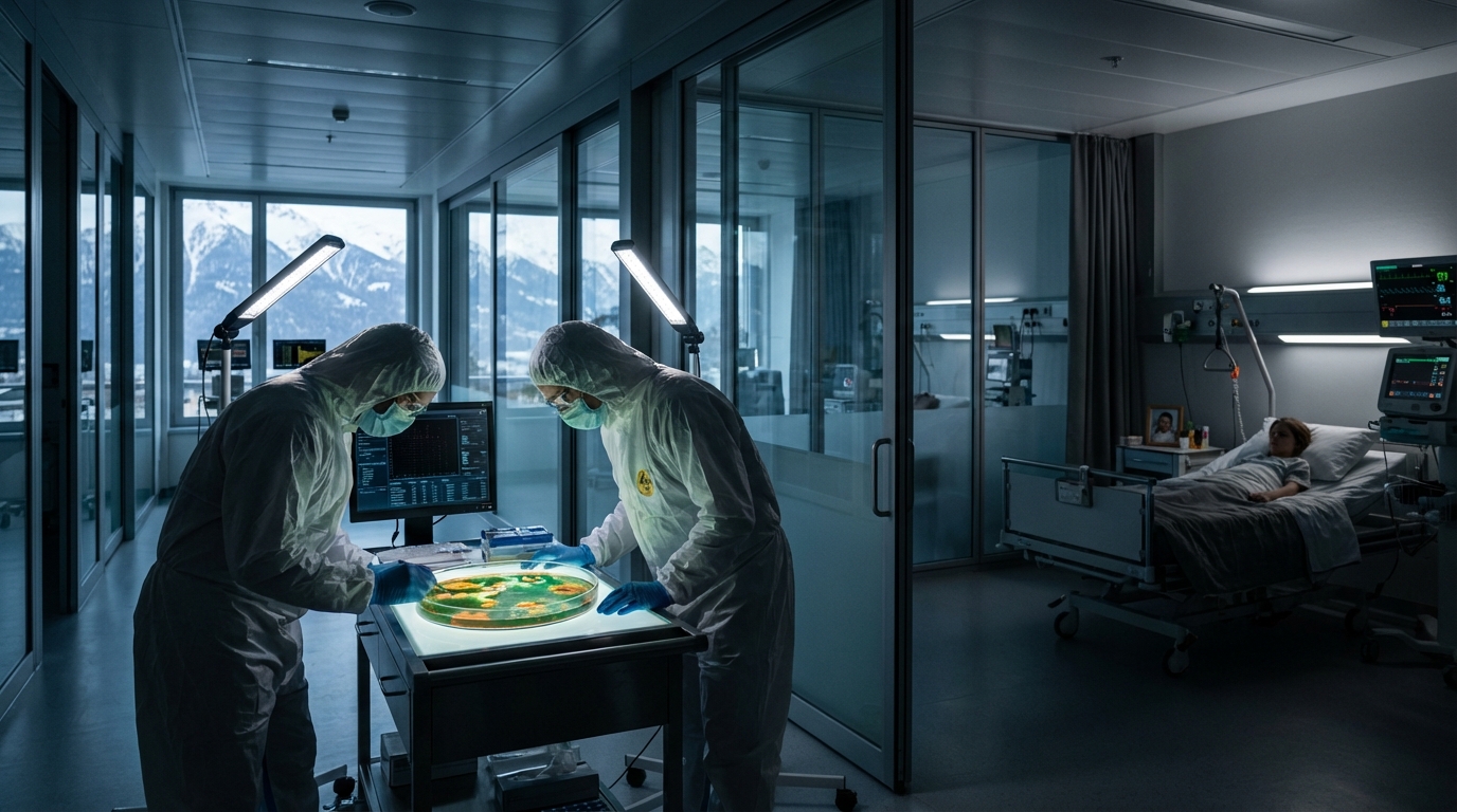 enquête à crans-montana sur une bactérie soupçonnée d'avoir causé la mort tragique d'alexis, 18 ans, mettant en danger la sécurité des patients hospitalisés.