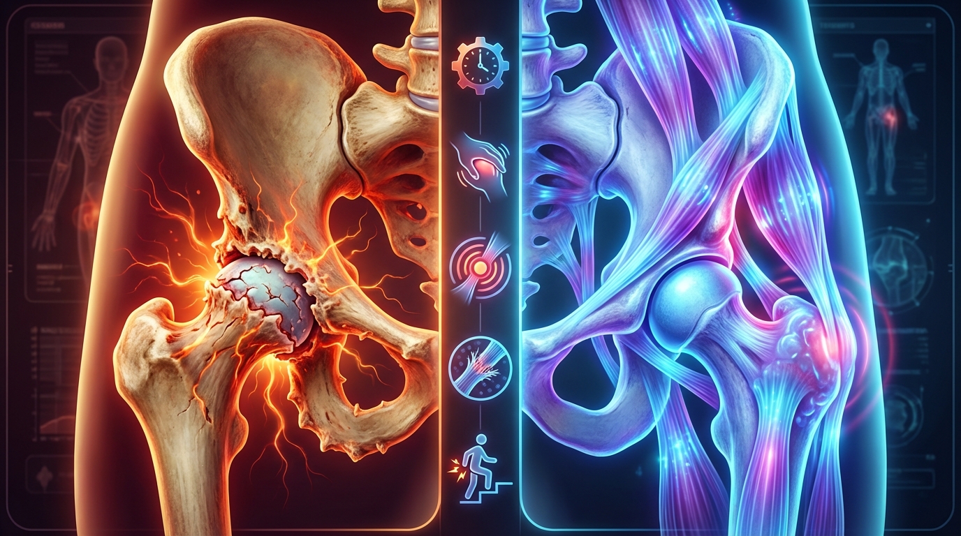 découvrez comment distinguer l'arthrose de la tendinite à la hanche grâce à 5 signes clés pour mieux comprendre et soulager vos douleurs.