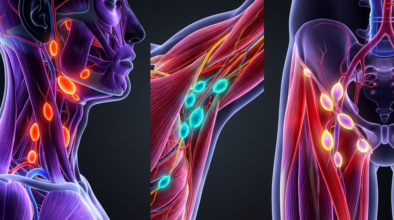 découvrez les 3 zones clés des ganglions où toute anomalie nécessite une consultation médicale urgente pour prévenir des complications.