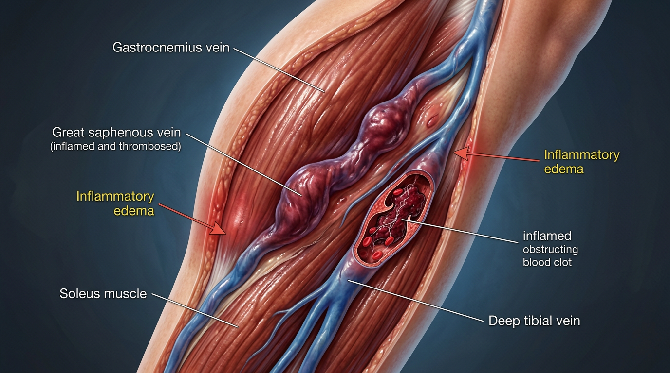 phlébite au mollet : découvrez comment identifier rapidement les symptômes et les gestes essentiels pour agir efficacement et prévenir les complications.