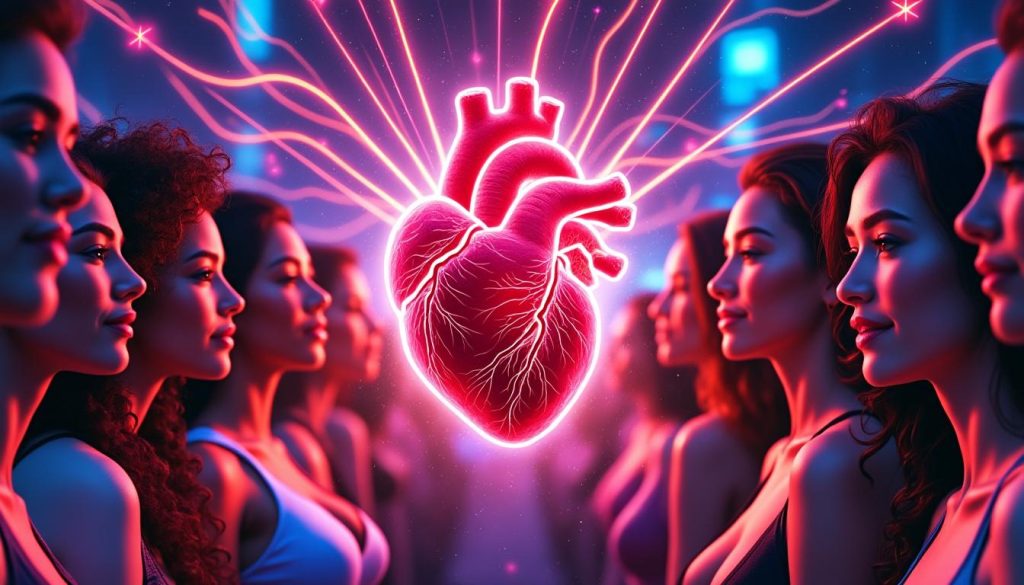 découvrez la campagne cœur en jeu, qui met en lumière le risque septuple d'infarctus chez les femmes diabétiques et mobilise pour lutter contre la mortalité cardiovasculaire féminine.