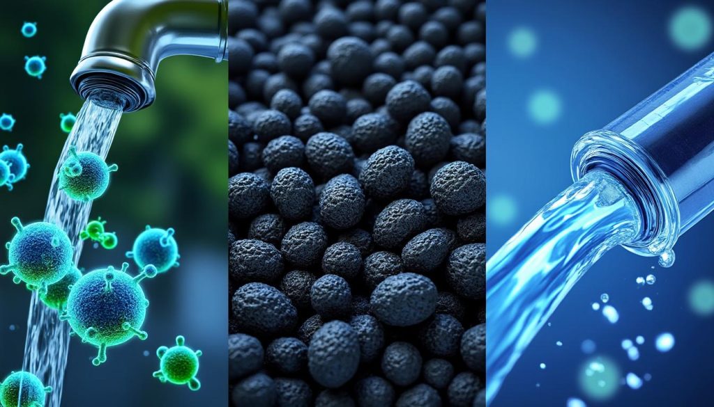 découvrez l'efficacité réelle des filtres à charbon actif et de l'osmose inverse pour éliminer les pfas de l'eau du robinet contaminée et garantir une eau potable saine.