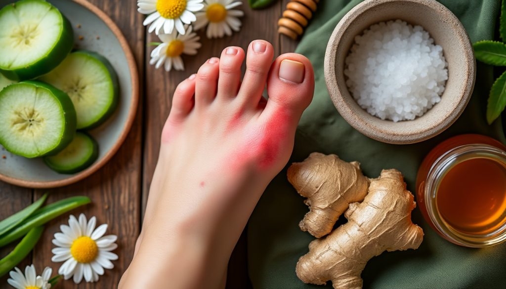 découvrez des remèdes de grand-mère efficaces pour soulager un orteil douloureux et gonflé, avec des astuces naturelles simples et rapides à appliquer chez vous.